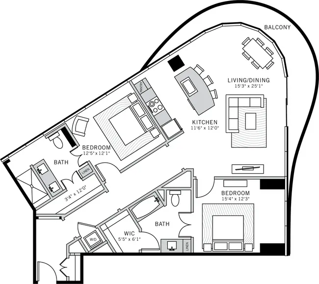 Tower Residence 9 809 floor plan